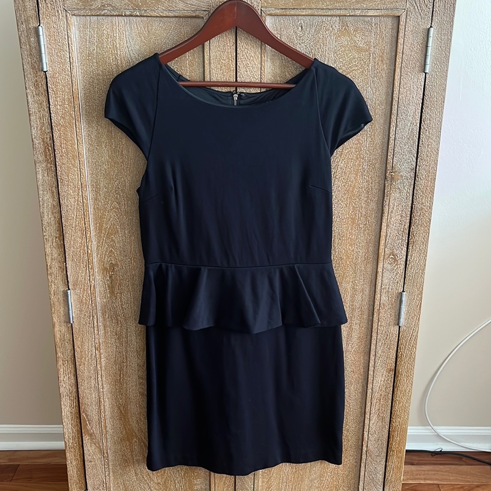 Express Black Peplum Dress